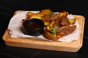 Картопля по-селянськи з часником